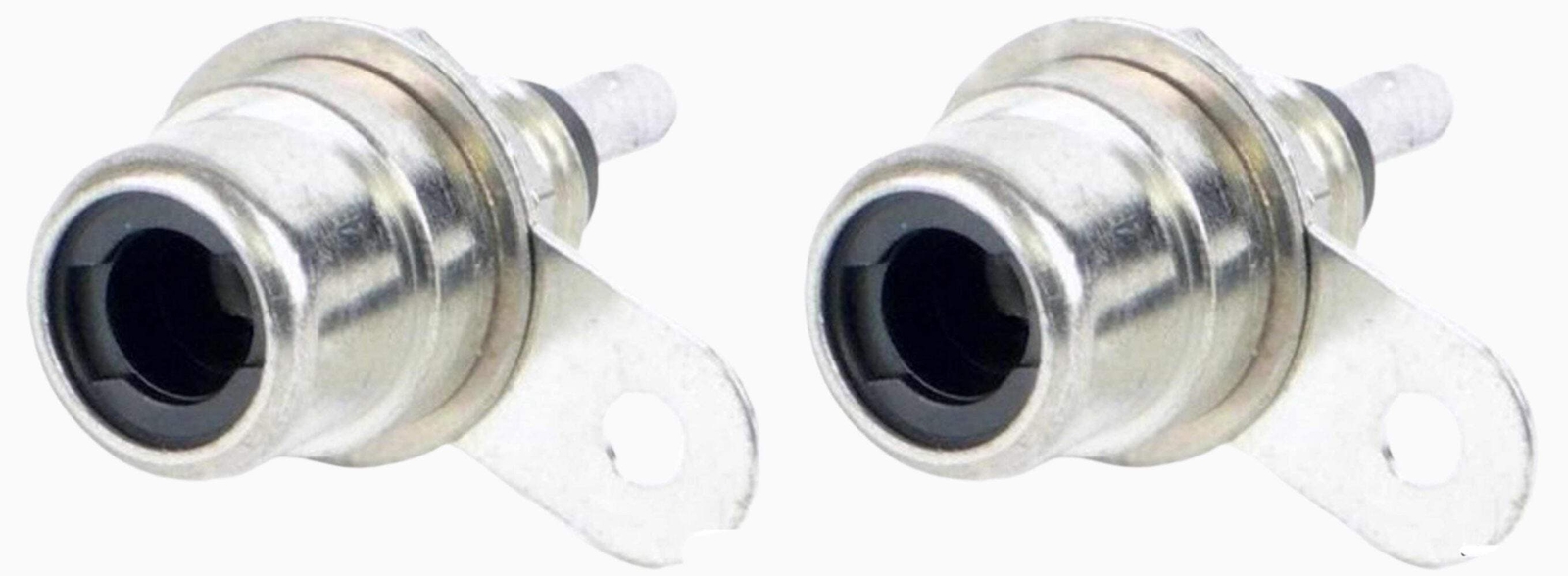 (2 PACK) SWITCHCRAFT 3501FPX RCA Chassis Panel Mount Jack - Front Mount - USA
