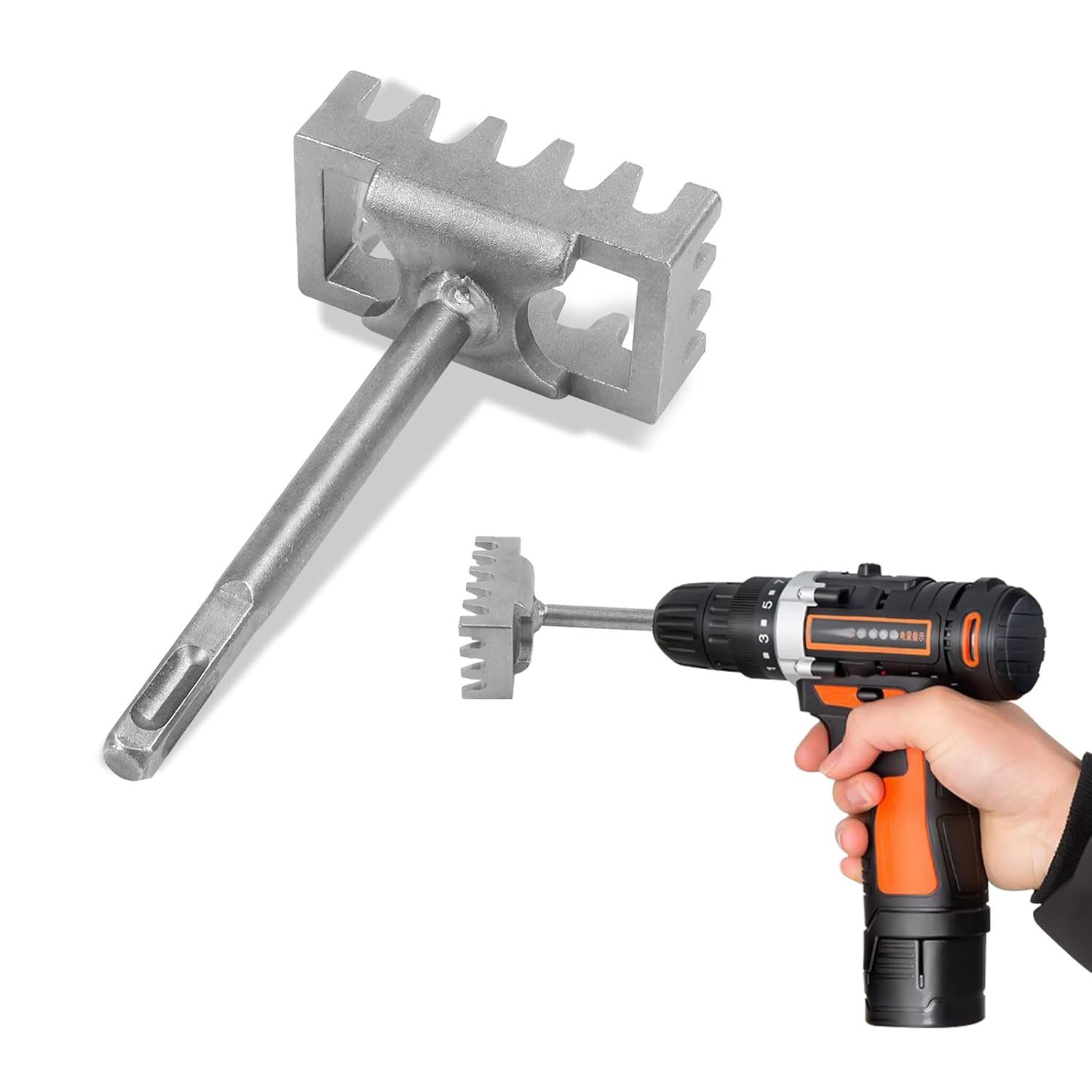 Square Hole Cutter for Electrical Box, Manganese Steel Rectangle Slot Cutter ...