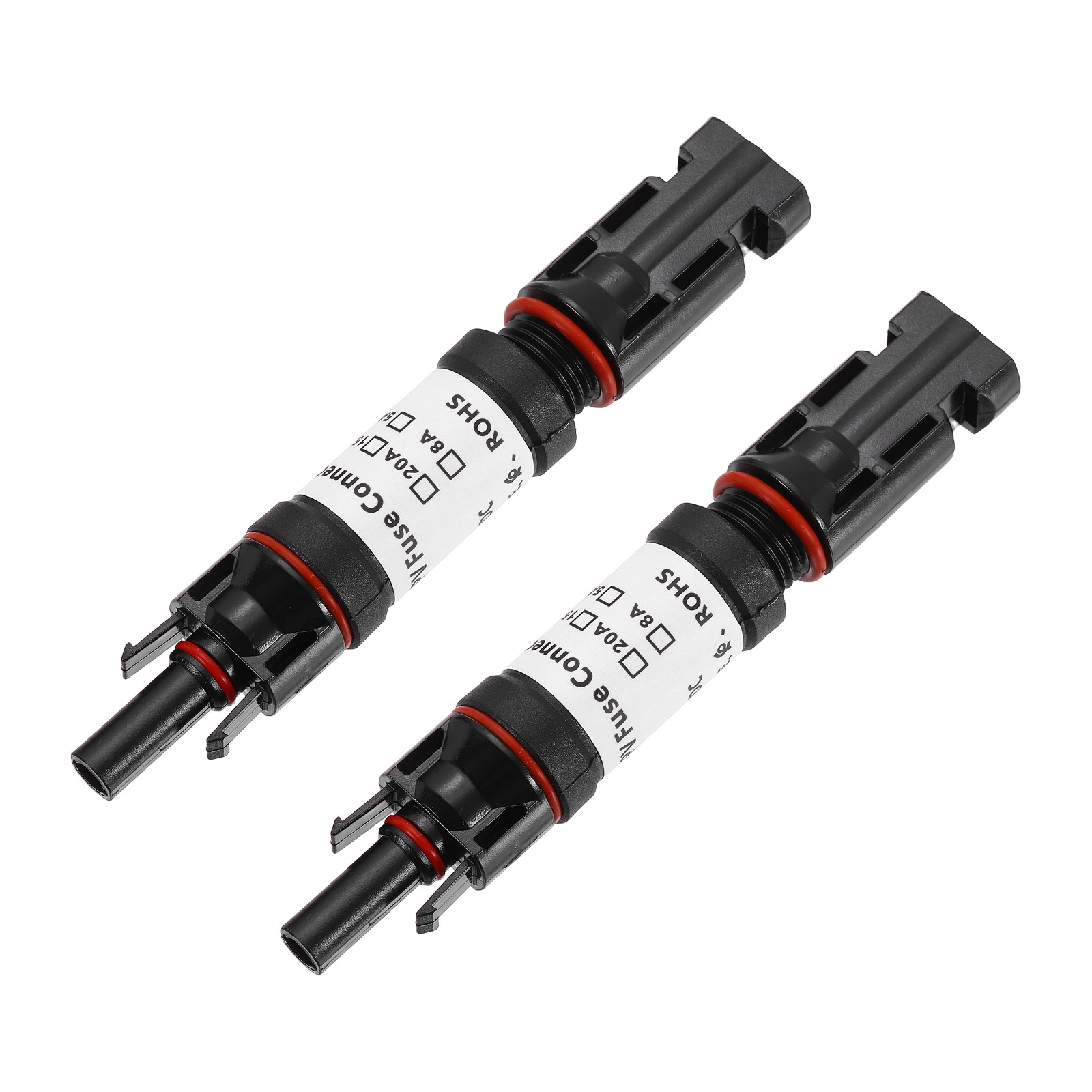 2Pcs 10A Solar Fuse Holder Inline with Fuse for Solar Photovoltaic System