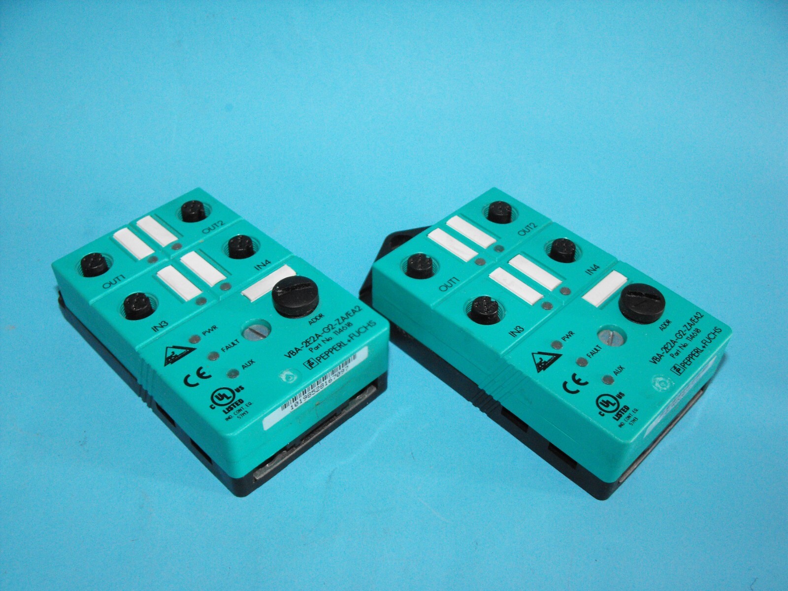 PEPPERL+FUCHS VBA-2E2A-G2-ZA/EA2.AS-Interface Sensor.114618.(LOT2PCS).USED