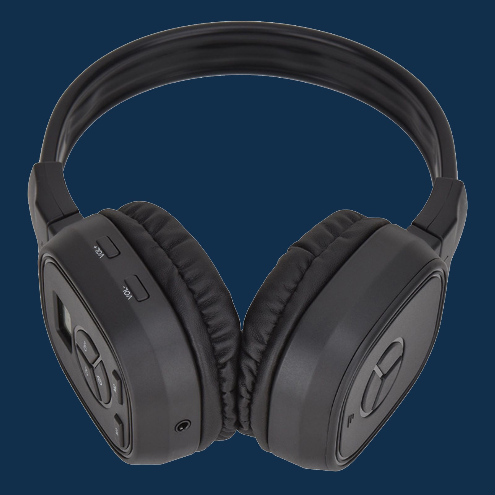 Foldable Receiver Over-Ear Headphone Supports FM (No AM) transistor radio