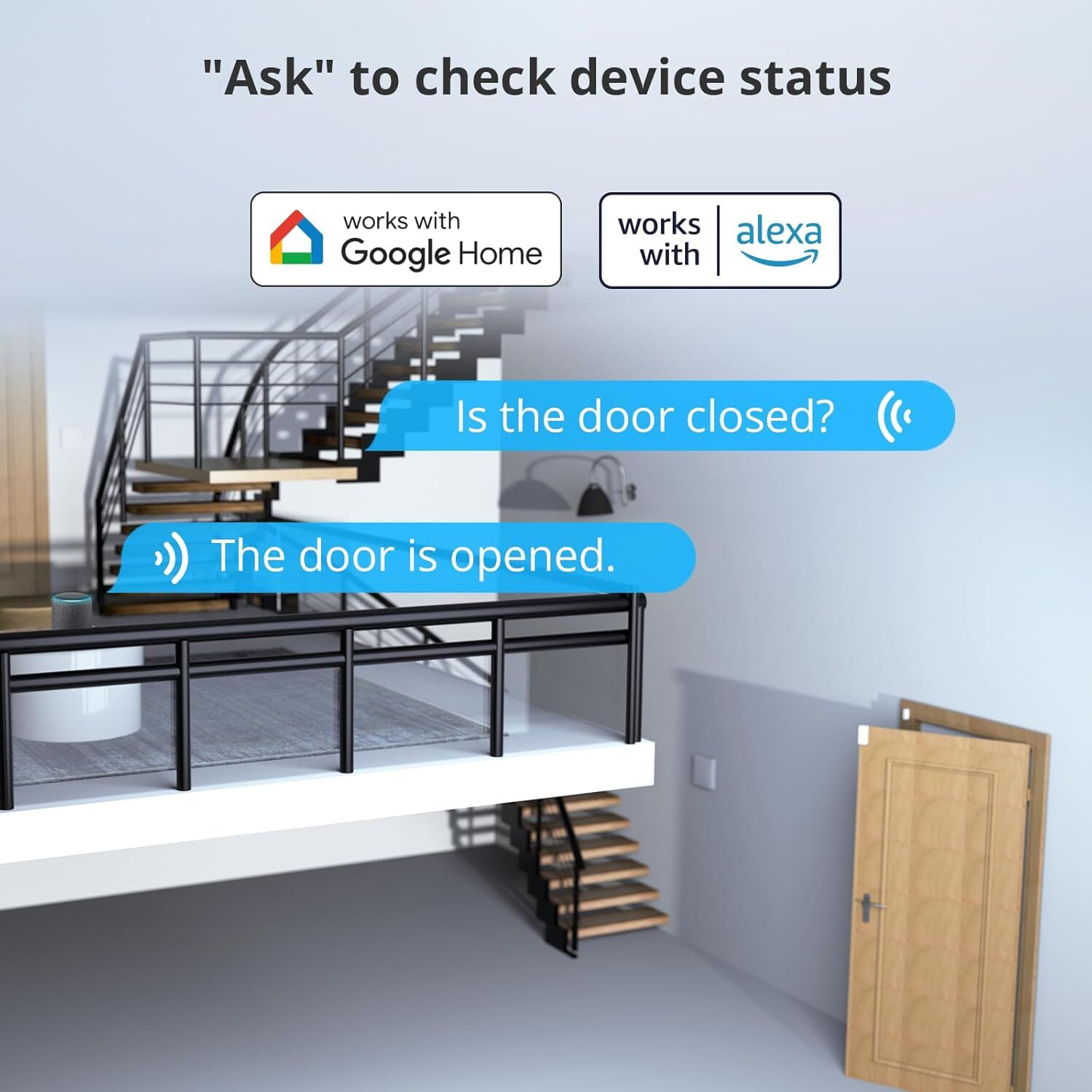 SONOFF Wi-Fi Wireless Door Window Sensor Smart Home Security No Gateway Required