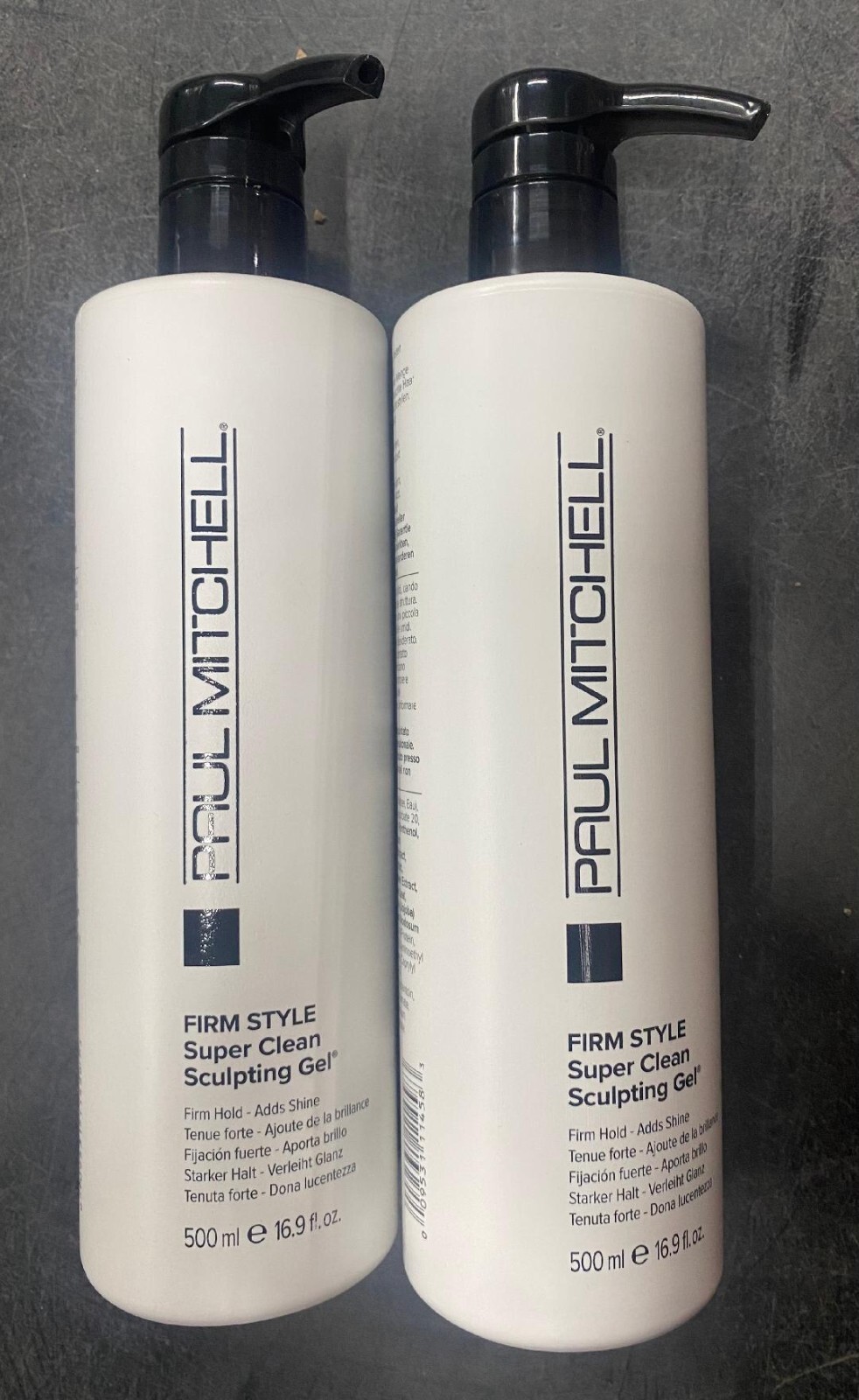 Paul Mitchell Firm Style SUPER CLEAN SCULPTING GEL 16.9 oz.-2 Packs.