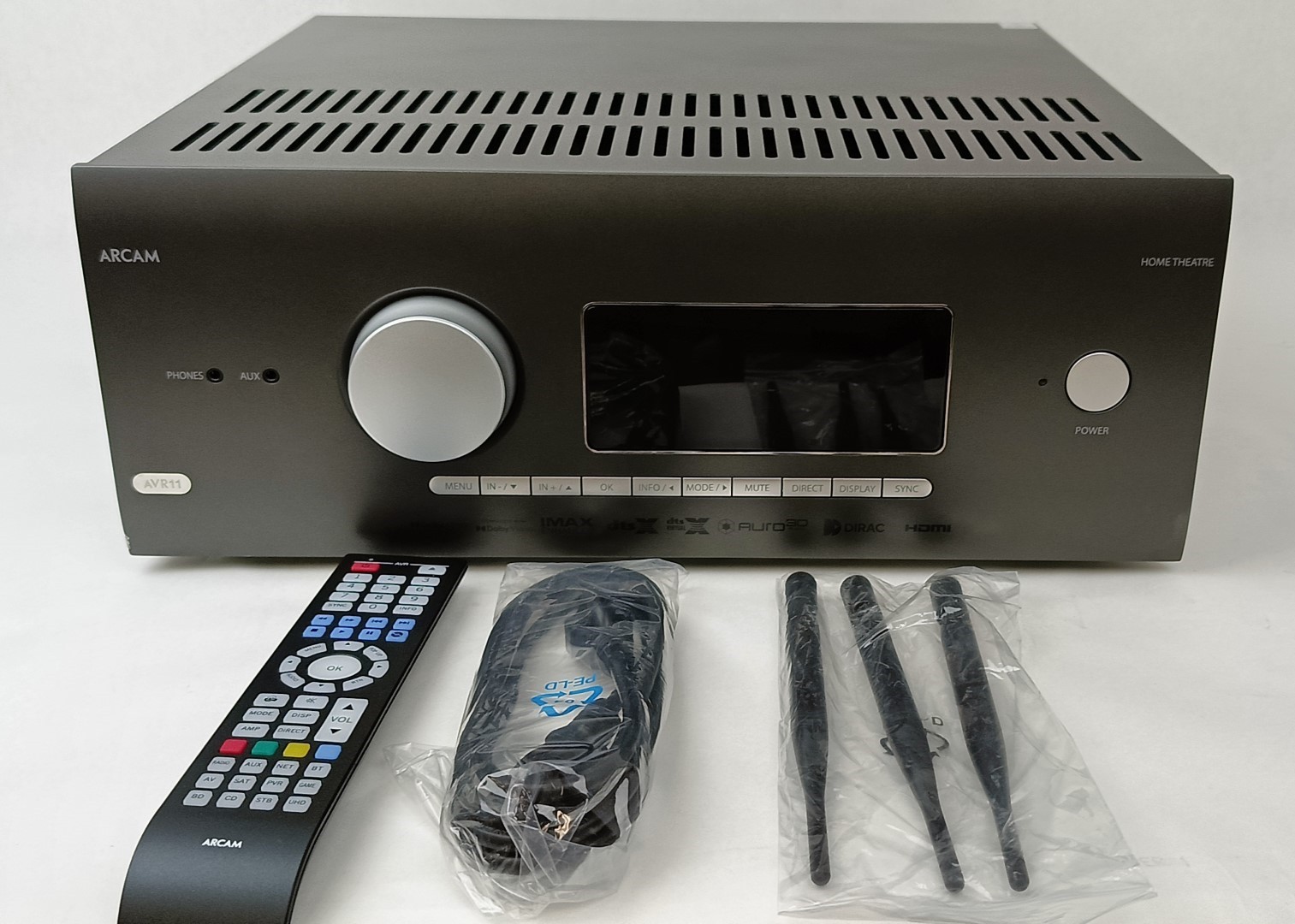 Arcam AVR11 595W 7.1-Ch. Bluetooth capable With Google Cast and 8K Ultra HD U