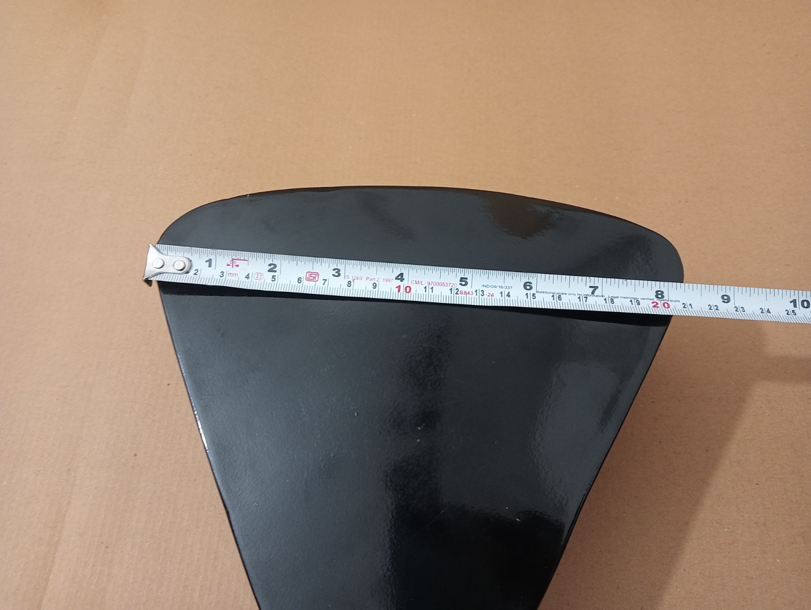 VINTAGE BSA,ARIEL TRIANGULAR TOOL BOX BLACK PAINTED STEEL |Fit For