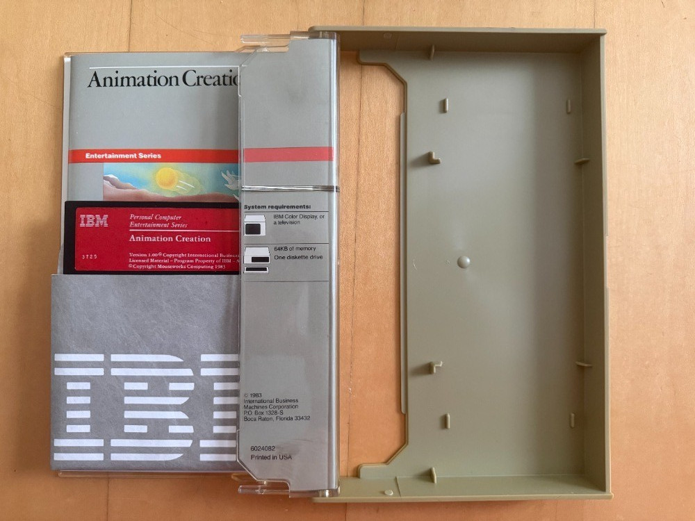 1983 IBM Computer Animation Creation Software - Great Condition!