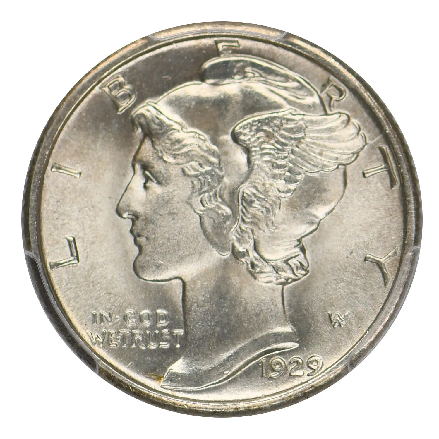 1929 Mercury Dime PCGS MS-65 FB
