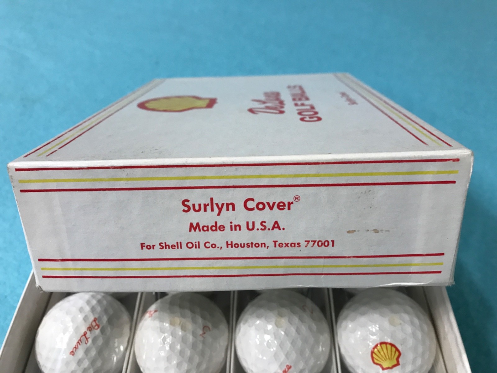 Shell Deluxe Golf Balls, new in box