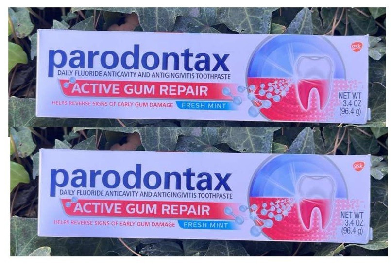 2x Parodontax Active Gum Repair Fresh Mint Toothpaste 3.4 Oz exp 07/2026