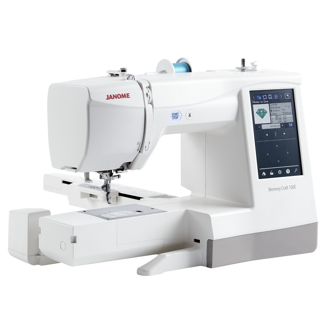 Janome Memory Craft 100E Embroidery / Sewing Machine