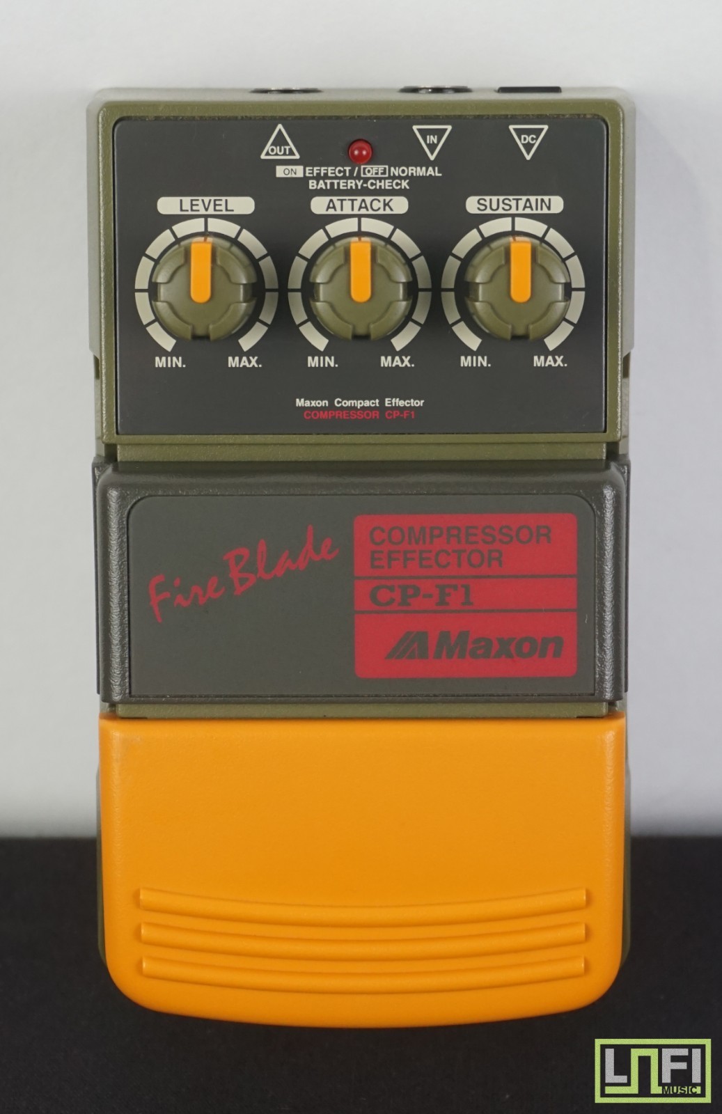 Maxon Fireblade CP-F1 Compressor Effector Electric Guitar Effect Pedal - MIJ