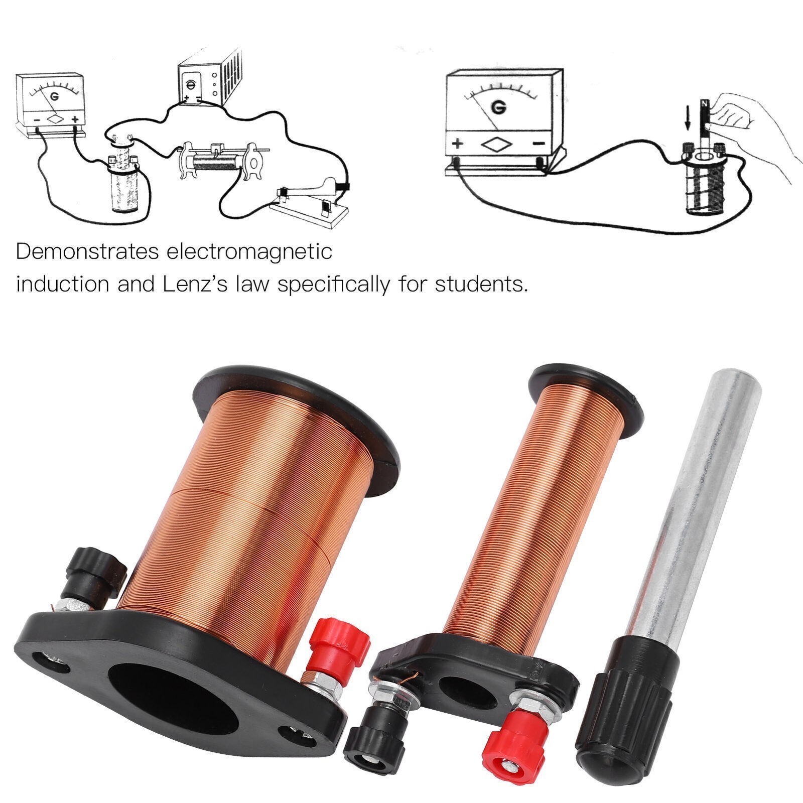 Primary Secondary Coil Electromagnetic Induction Coil Experiment Instrument