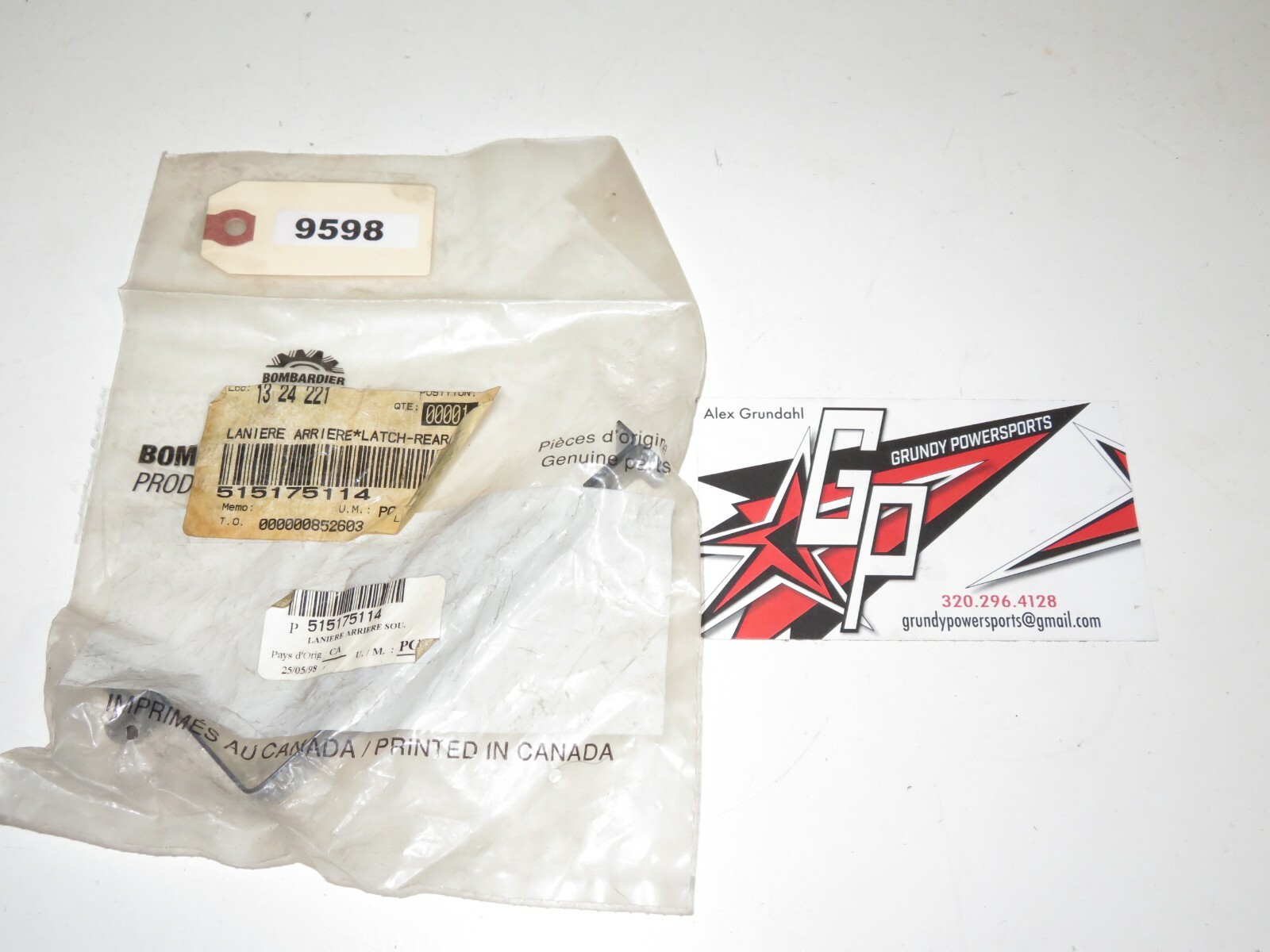 Ski-Doo - New OEM Rear Latch - 515175114