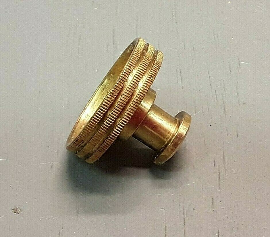 Stanley Plane Cutter Brass Adjusting Nut Part Depth Adjusting Knob 1-1/4
