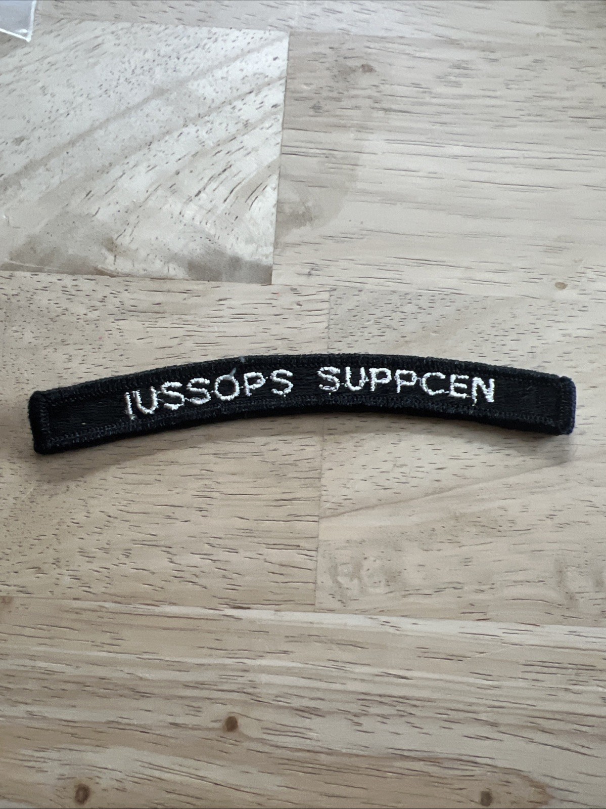 VTG U.S Navy Military Iussops Suppcen Rocker  Tab Patch