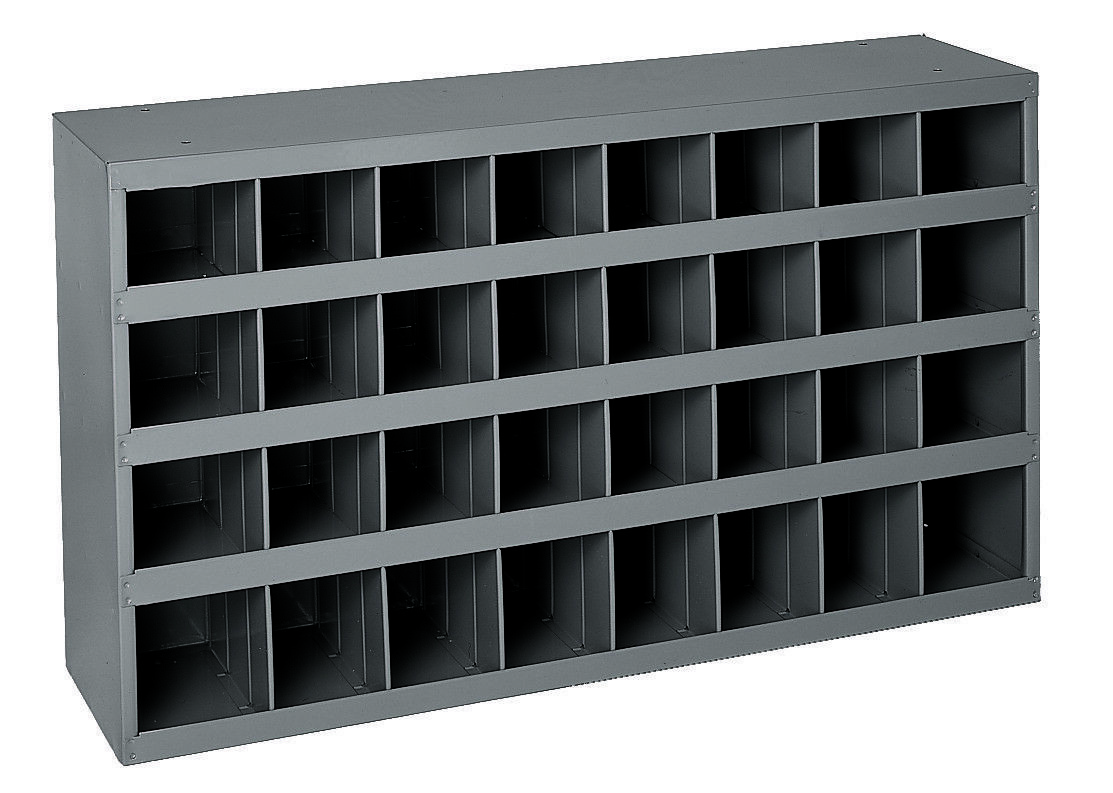 9" Durham Deep Sloped Parts Storage Bin With 32 Openings 344-95