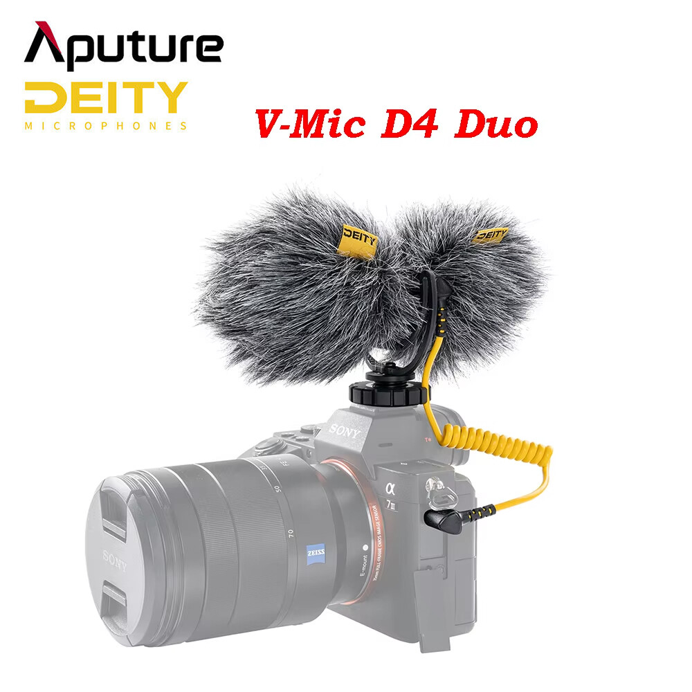 Deity V-Mic D4 Duo Dual Capsule Cardiod Microphone Video Camera Recording Mic