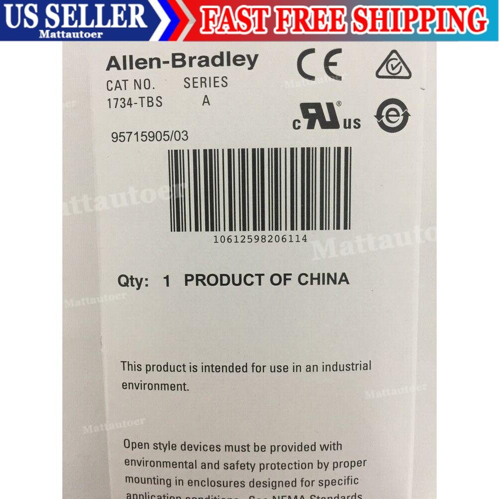1 PCS New Sealed AB1734-TBS POINT I/O Module Terminal Base 1734TBS USA