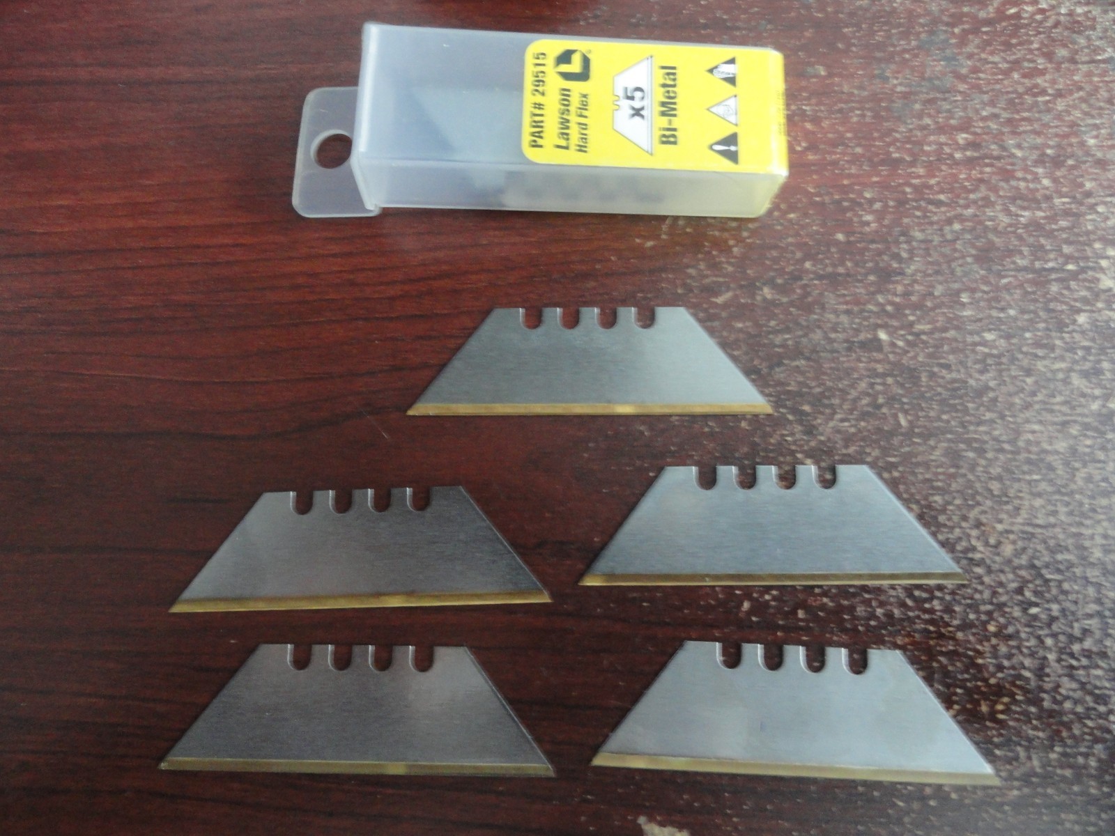 5 CLAWSON Utility Replace Blades Carbon Steel Straight Drywall REINFORCED  2.39"