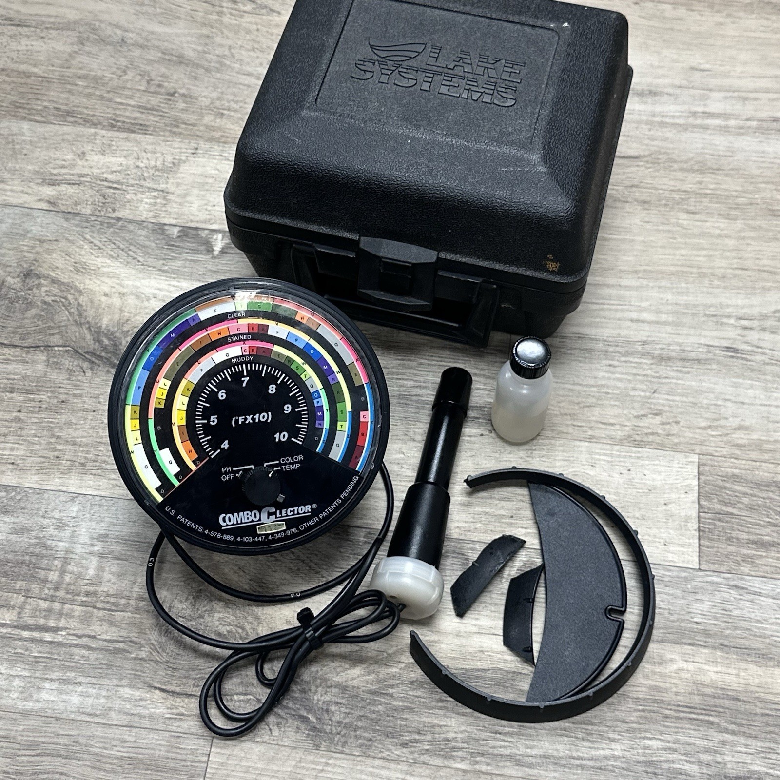 Combo C Lector FX10 PH Color Temperature Meter Tracker Lake System AS IS