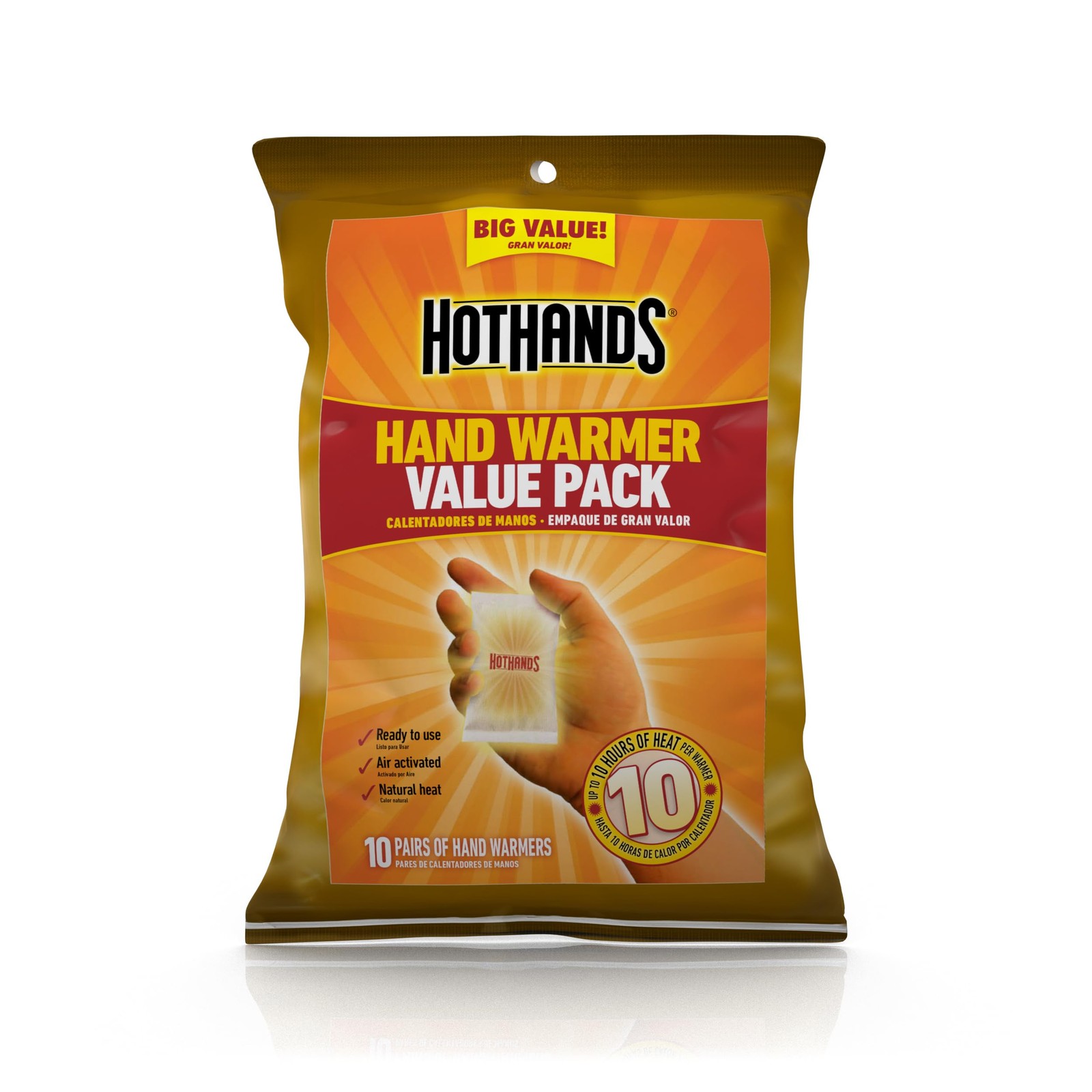 Hand Warmer Value Pack, 10 Count (Pack of 1)