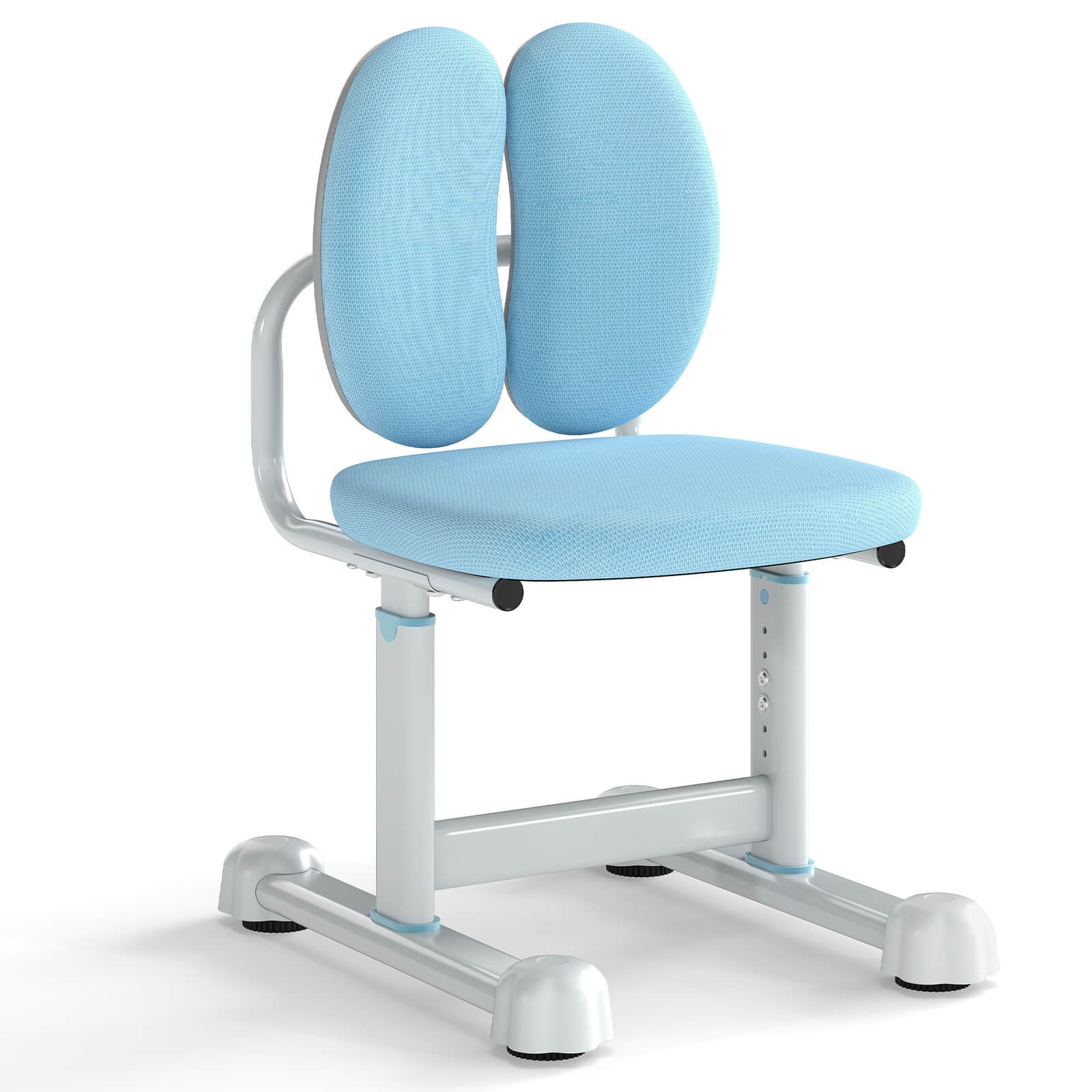 Kids Desk Chair w/Double Back Support Adjustable Height Upholstered Computer