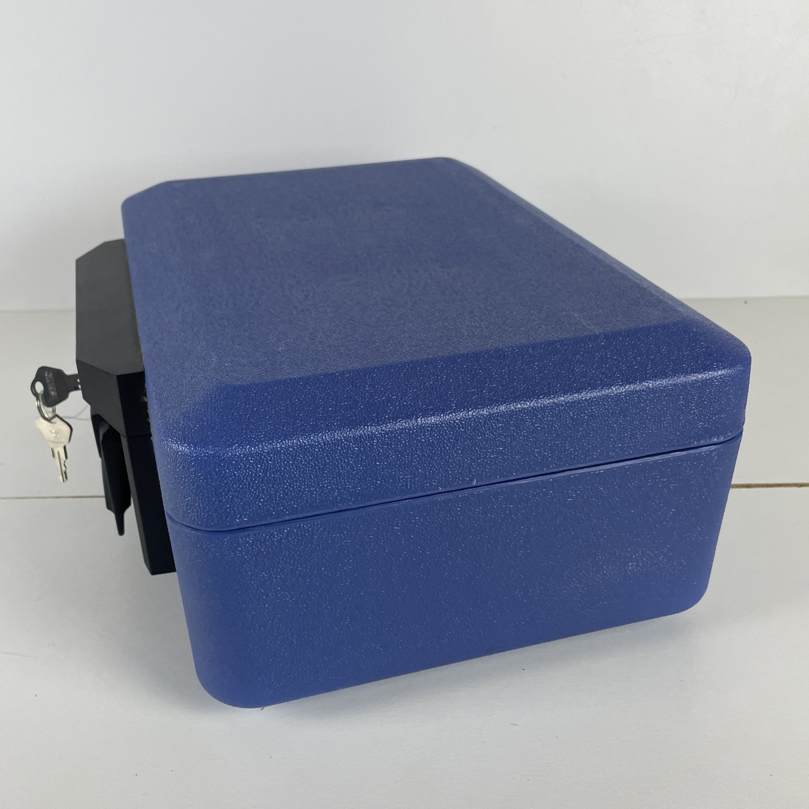 Sentry 1100 With Keys Fire Proof Lock Box Portable Record Protector Blue