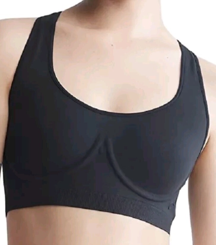 Calvin Klein Women's Bonded Flex Unlined Bralette Black QF6945 Sz. XL NEW