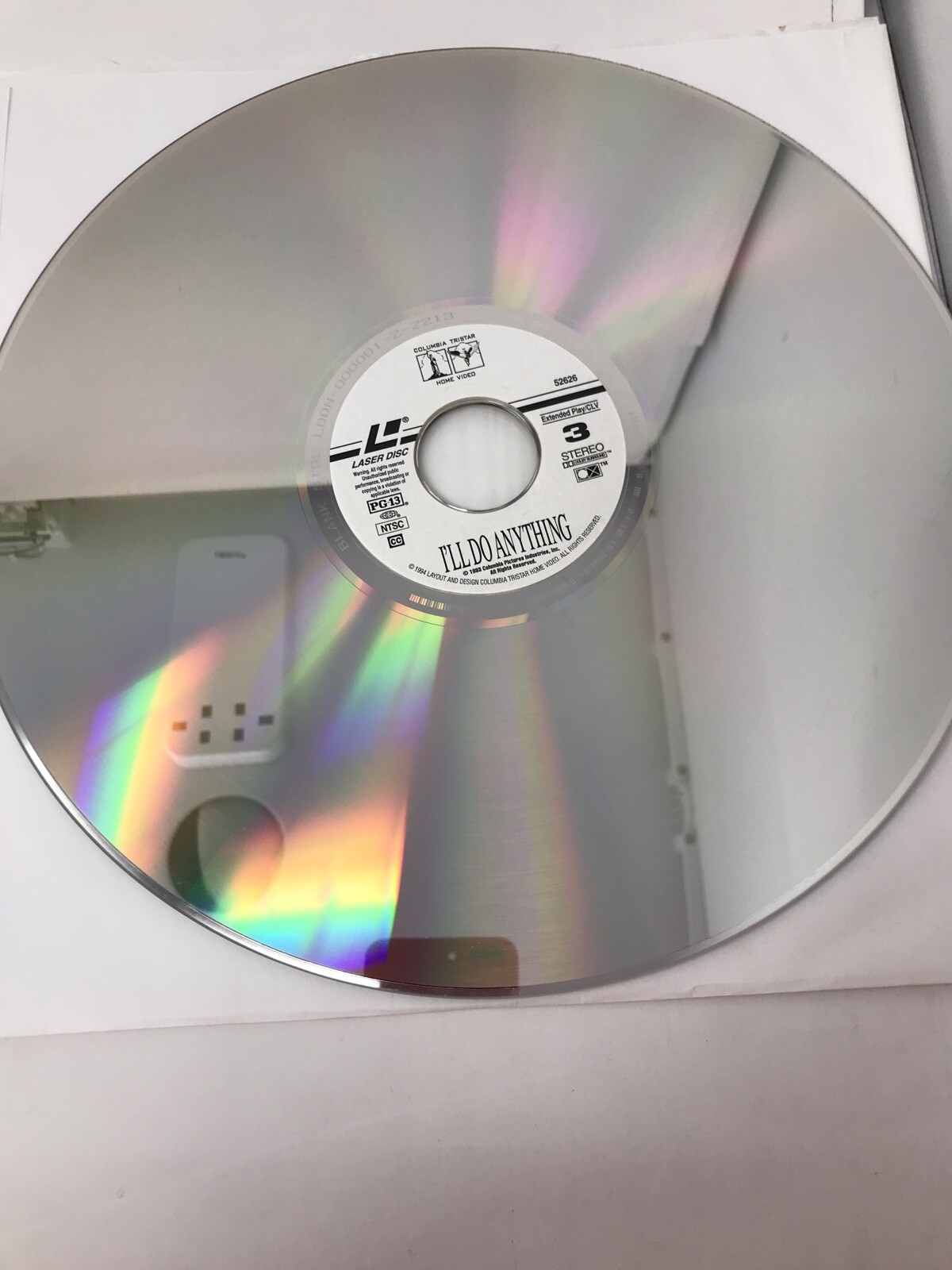 Ill Do Anything (Laserdisc, 1994)