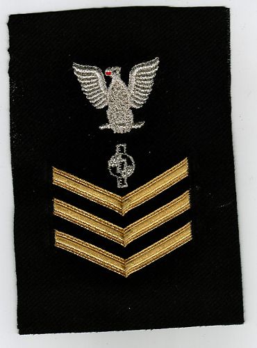 USN RATING BADGE FEMALE EA1 ENGINEERING AID
