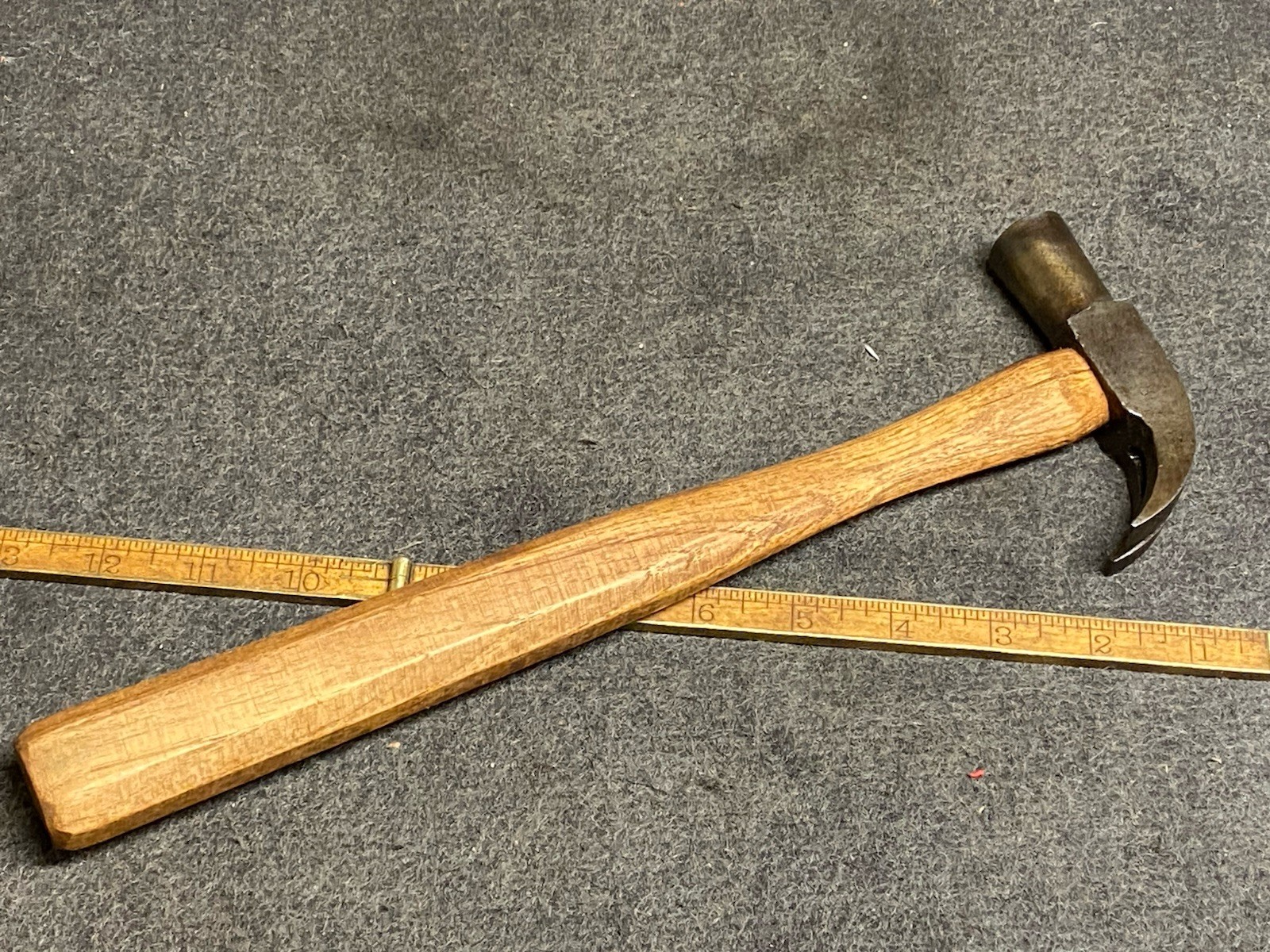Rare Germantown Tool Works 10” English Pattern Ladies Claw Hammer