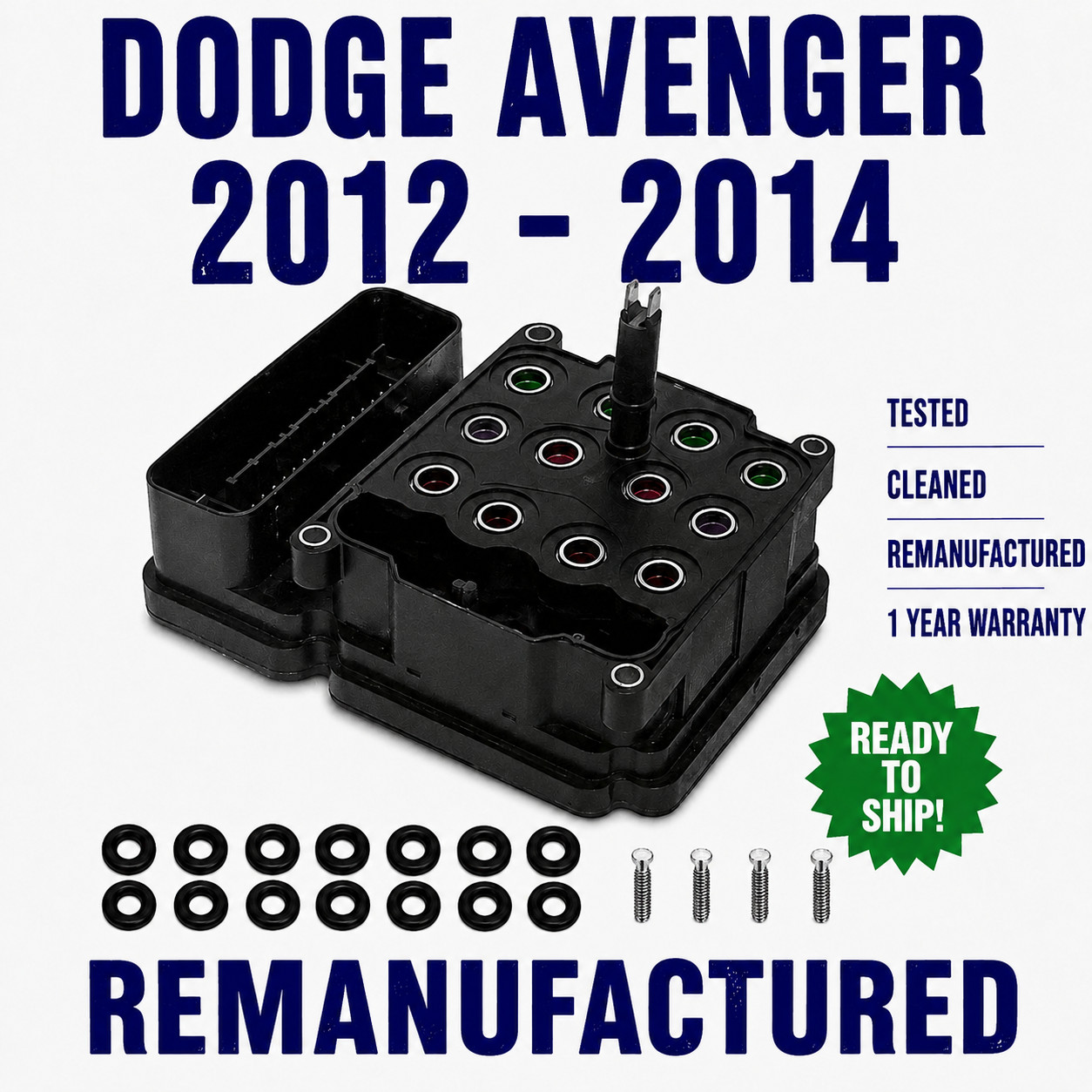 68096052AA OEM AntiLock Brake ABS 2.4 L Dodge Avenger 2011-2014 Module Tested!