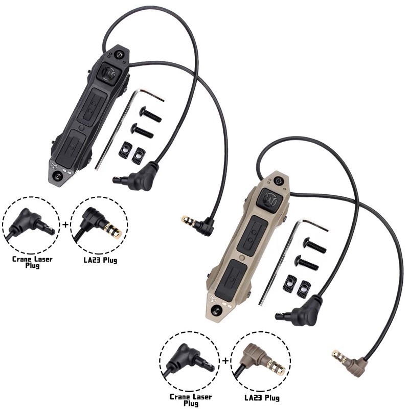 Tactical Augmented Pressure Remote Switch LA23 Crane Plug For DBAL A2 M300M600 F