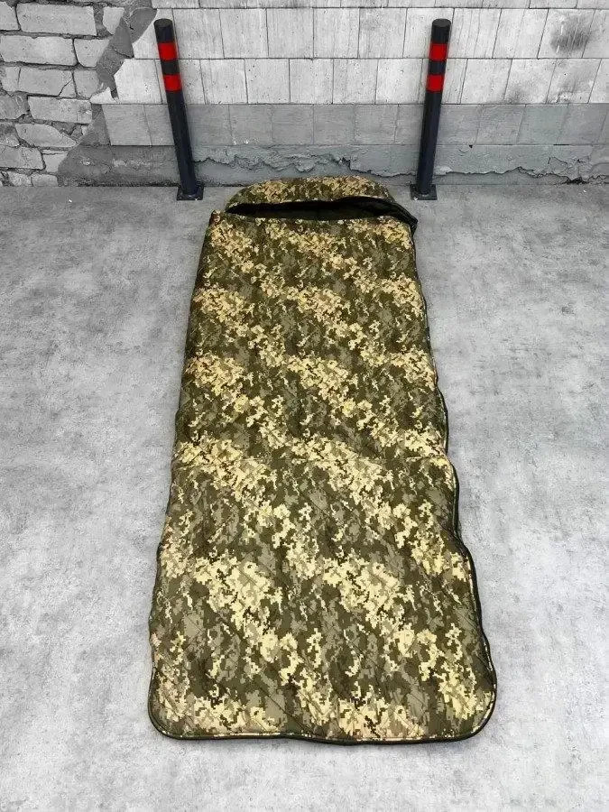Tactical sleeping bag, pixel sleeping bag, winter sleeping bag, pixel winter💙💛