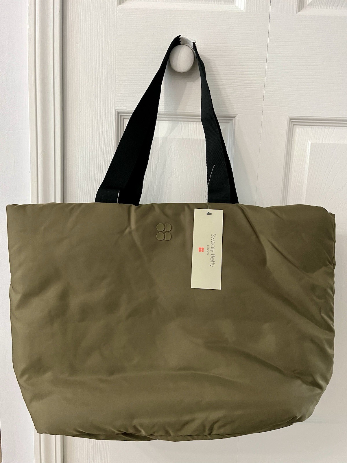 Sweaty Betty Colour Pop Lightweight Gym Bag - Moss Green - New with Tags