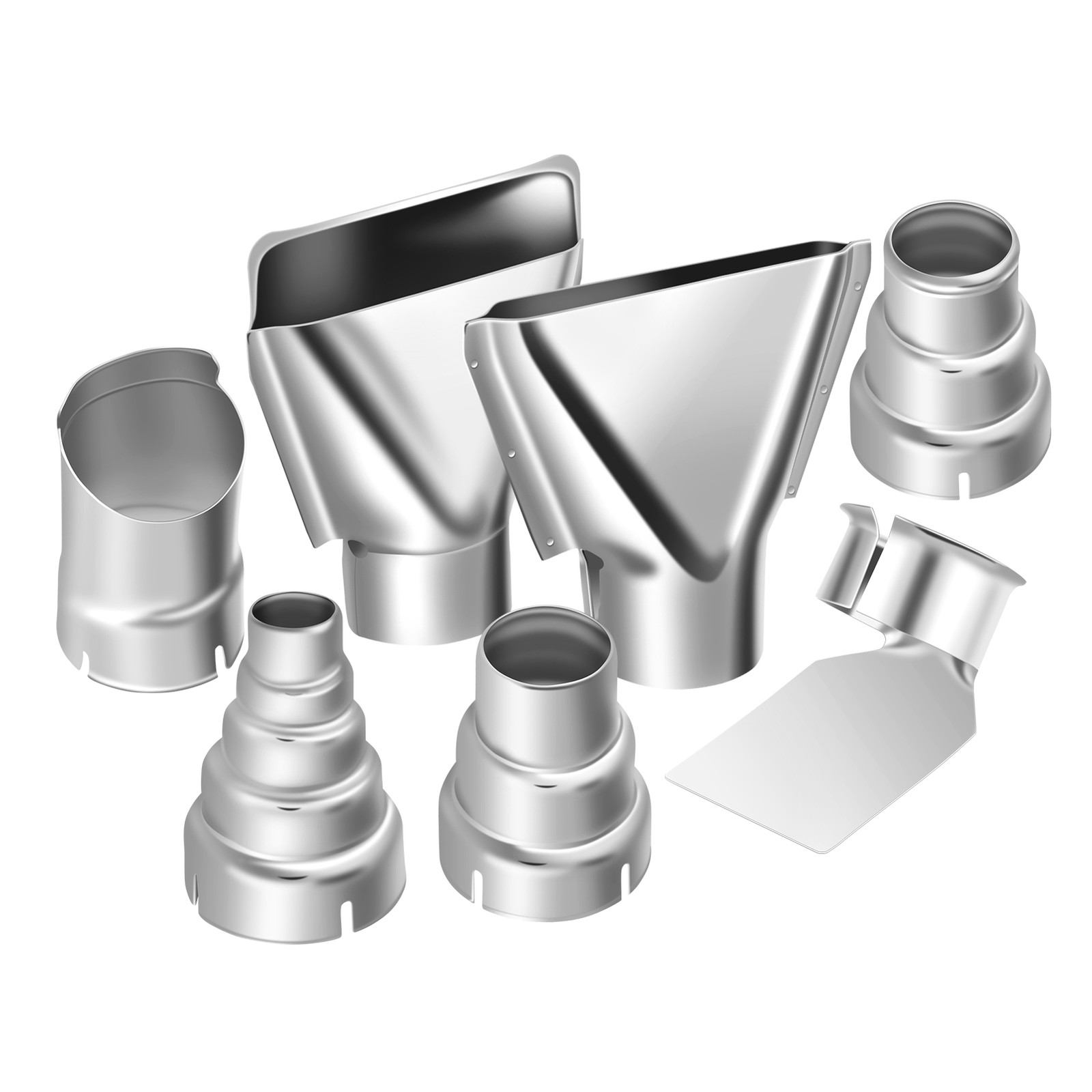 Replacement Heat Nozzles Kit Stainless Steel Accessory For Soldering Station