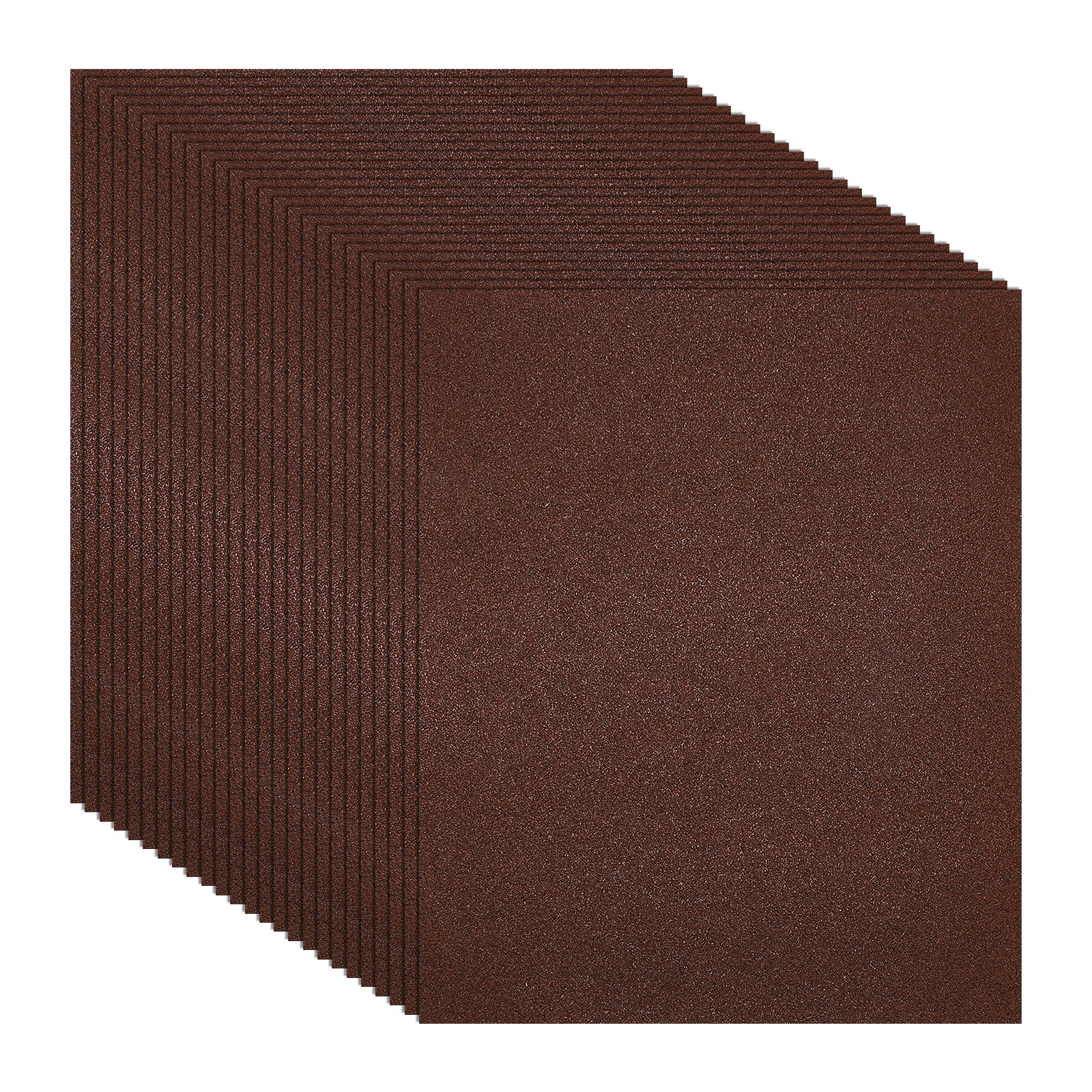 25 Pack 9" x 11" Sandpaper, 80 Grit Sand Paper for Wood Furniture Floor