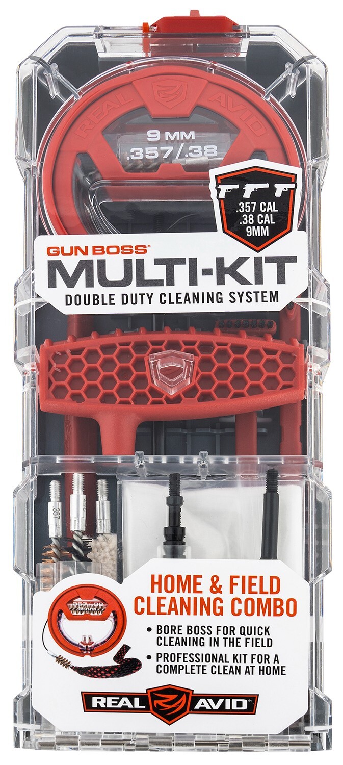 Real Avid AVGBMK9MM Gun Boss Multi-Kit 9mm 357 Mag 38 Cal