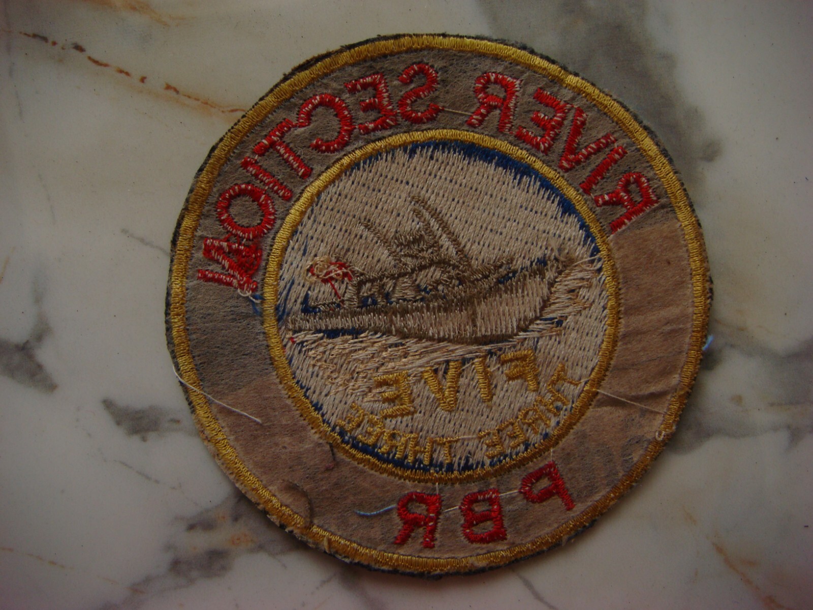 US NAVY RIVER SECTION 533 PBR MEKONG DELTA, VIETNAM WAR PATCH