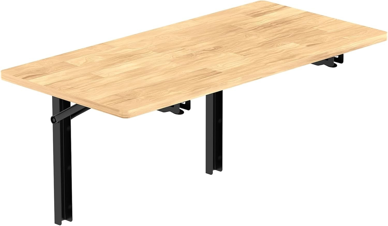 Heavy Duty Wall Mounted Folding Workbench, Space-Saving Collapsible Table 32x18"