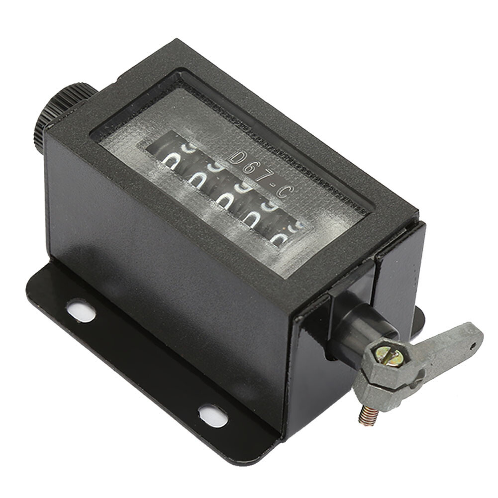 Mechanical 5-Digits Click Counter Pull Stroke Manual Hand Tally Counting