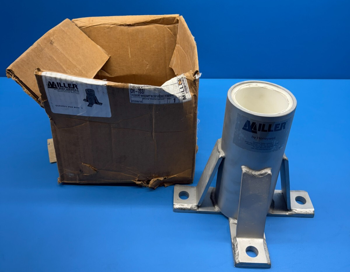 Miller DH-7SS DuraHoist Stainless Steel Confined Space Floor Mount Sleeve