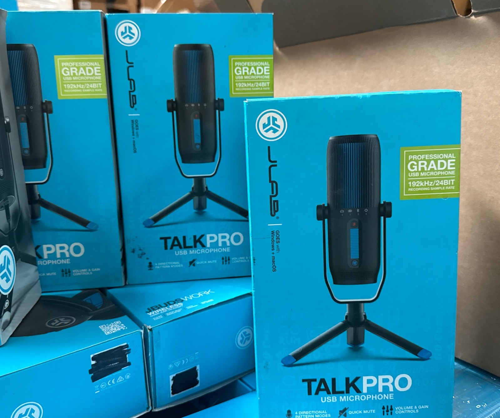 JLab Talk Pro USB Microphone USB-C Output Cardioid Omnidirectional Stereo