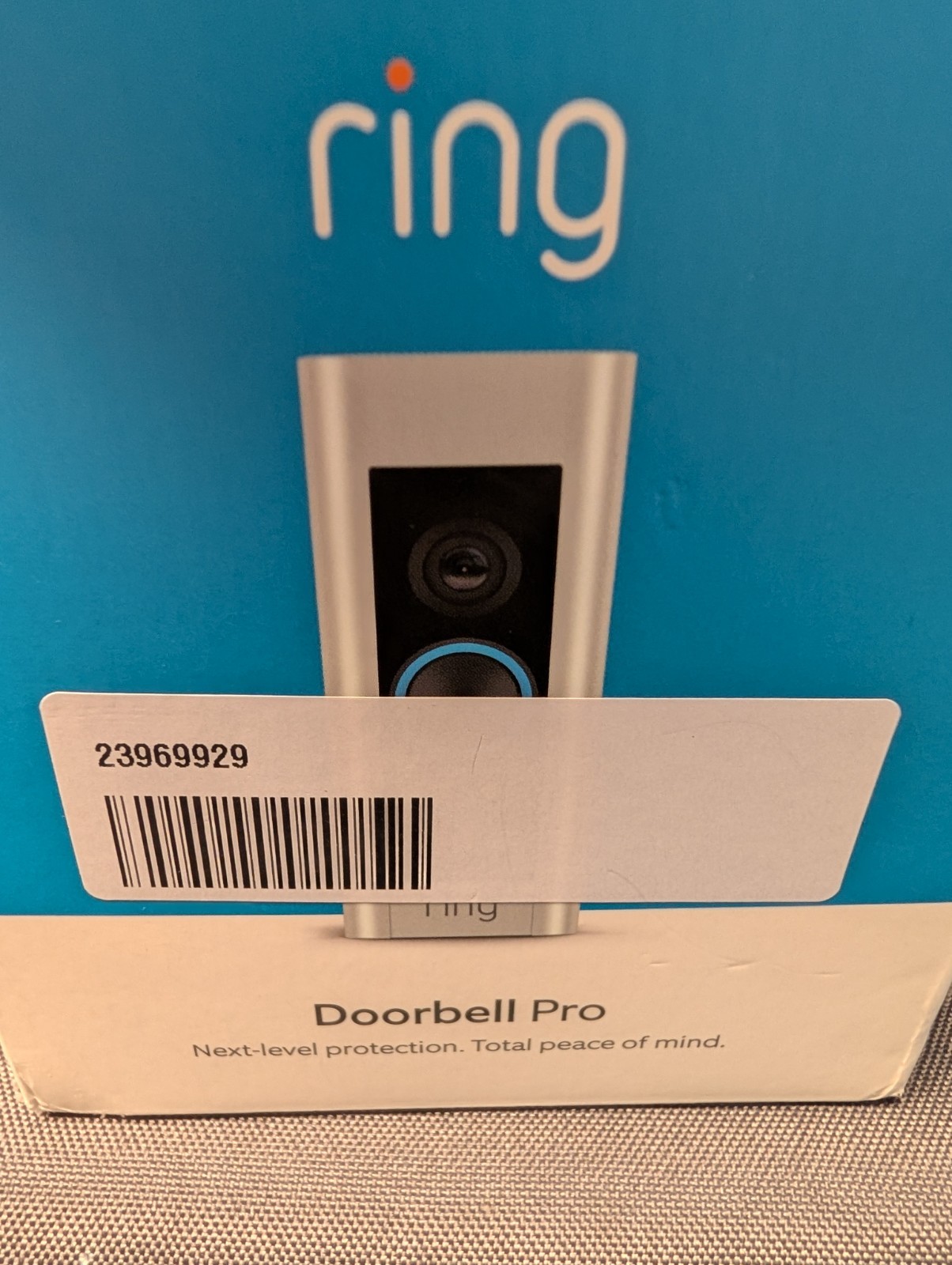 Ring Wired(Power) Only Wifi Video Doorbell Pro 1080p HD Open Unused Complete