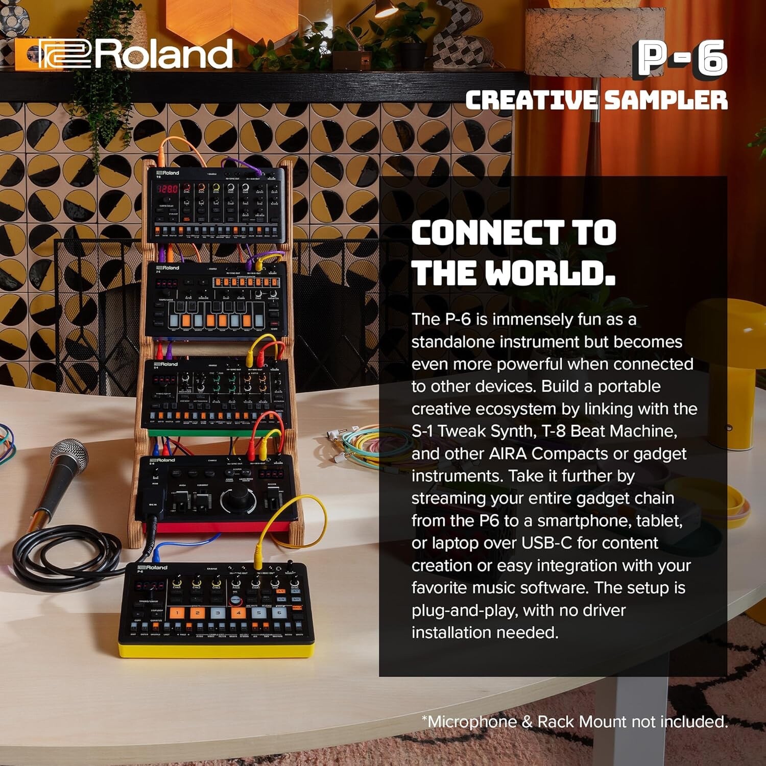 Roland AIRA Compact P-6 Creative Sampler W/Box