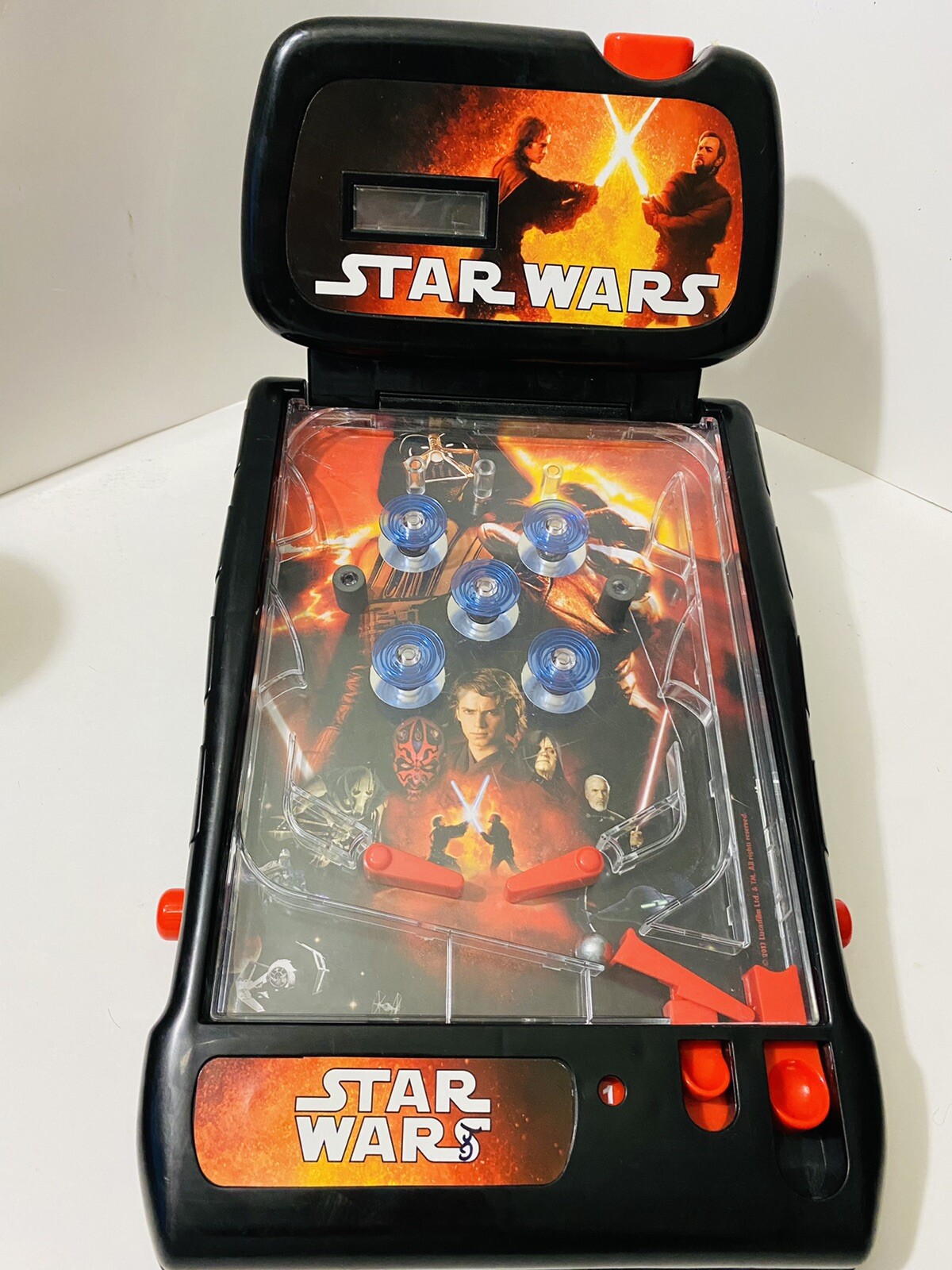 Star Wars Revenge of The Sith Tabletop Pinball Machine Lights Sound Effects 2009