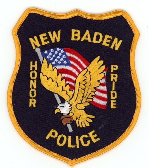 ILLINOIS IL NEW BADEN POLICE NICE SHOULDER PATCH SHERIFF