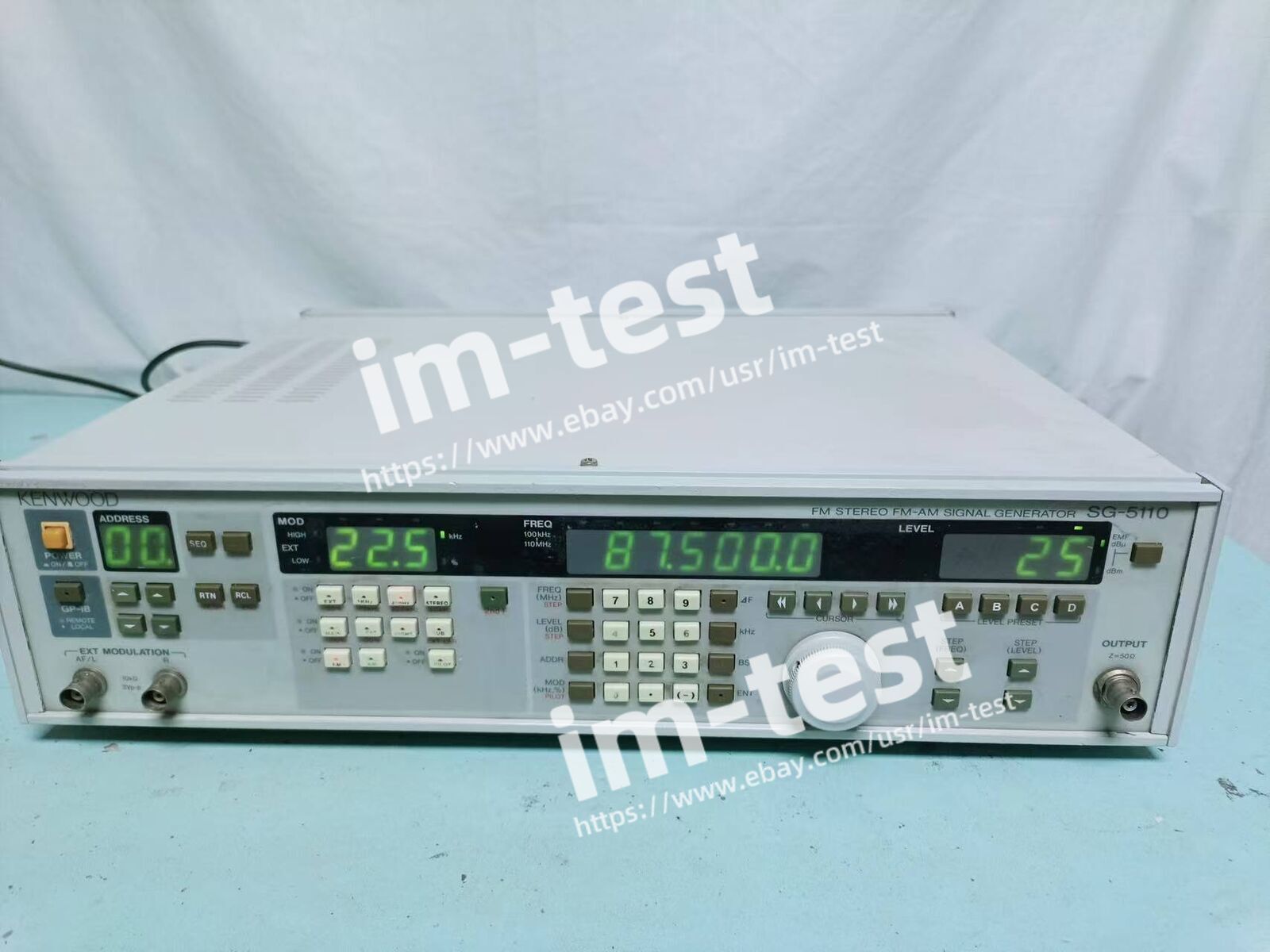 Kenwood SG-5110 FM Stereo Signal Generator, 100KHz-110MHz/Fast delivery