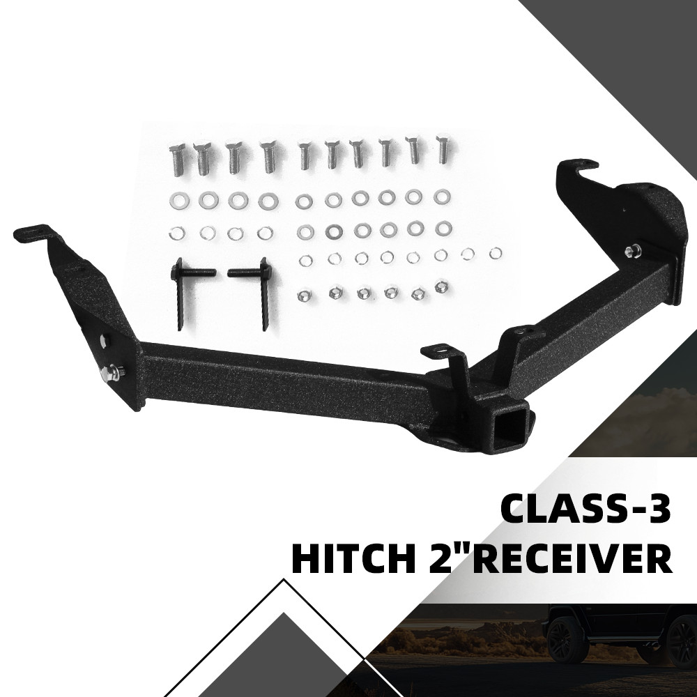 For Silverado/Sierra 1500 1999-2013 Class 3 Trailer Hitch Receiver 2" - Blk New