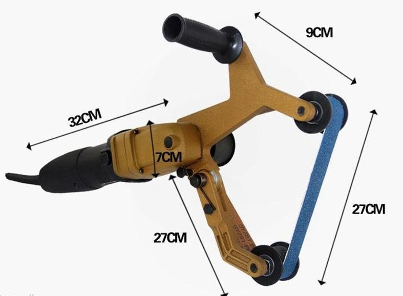 Pipe Tube Belt Sanders Polisher Stainless Steel Tube Polishing Machine T